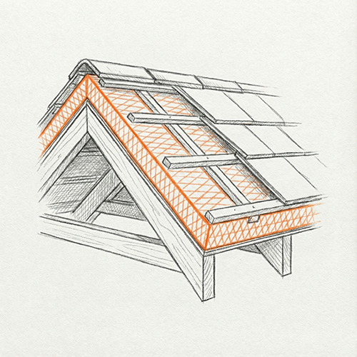 Termička izolacija jednoslojnih i višeslojnih kosih krovova