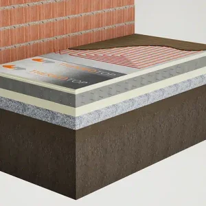 hidro și termo izolație pardoseli reci și încălzite cu plăci pir thermotop