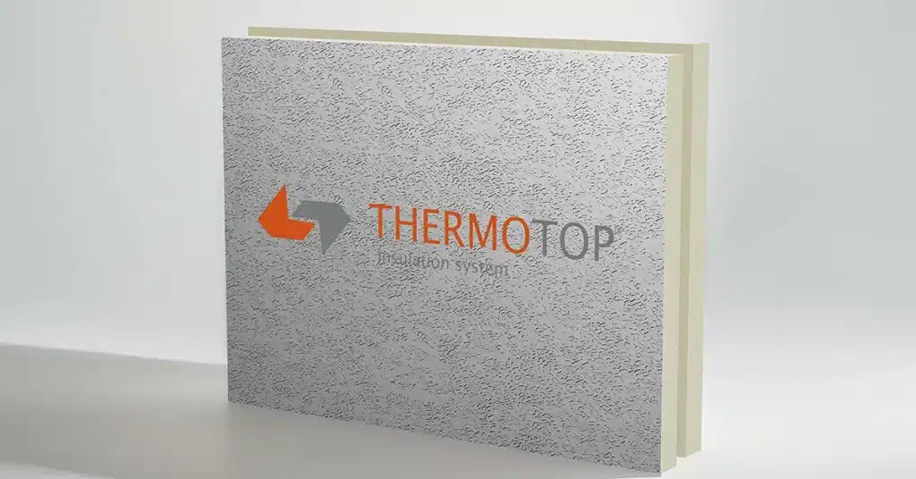 placa pir Thermotop AL cu fețe acoperite cu folie de aluminiu